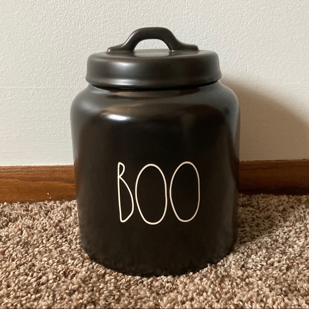 Rae Dunn Halloween “Boo” Canister 👻